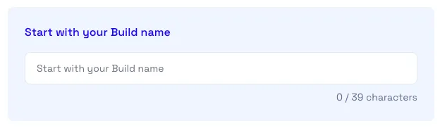 Build name